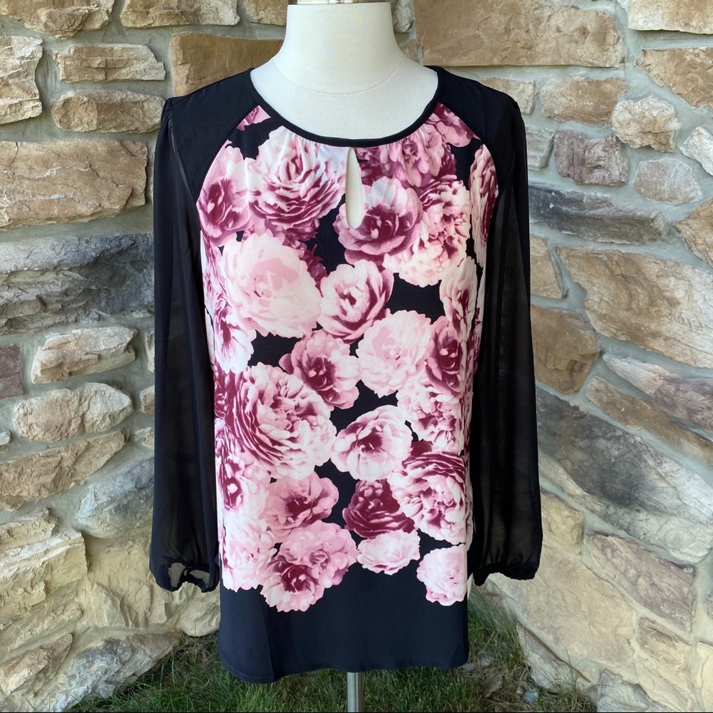 Dress Barn Floral Top - Picture 5 of 12